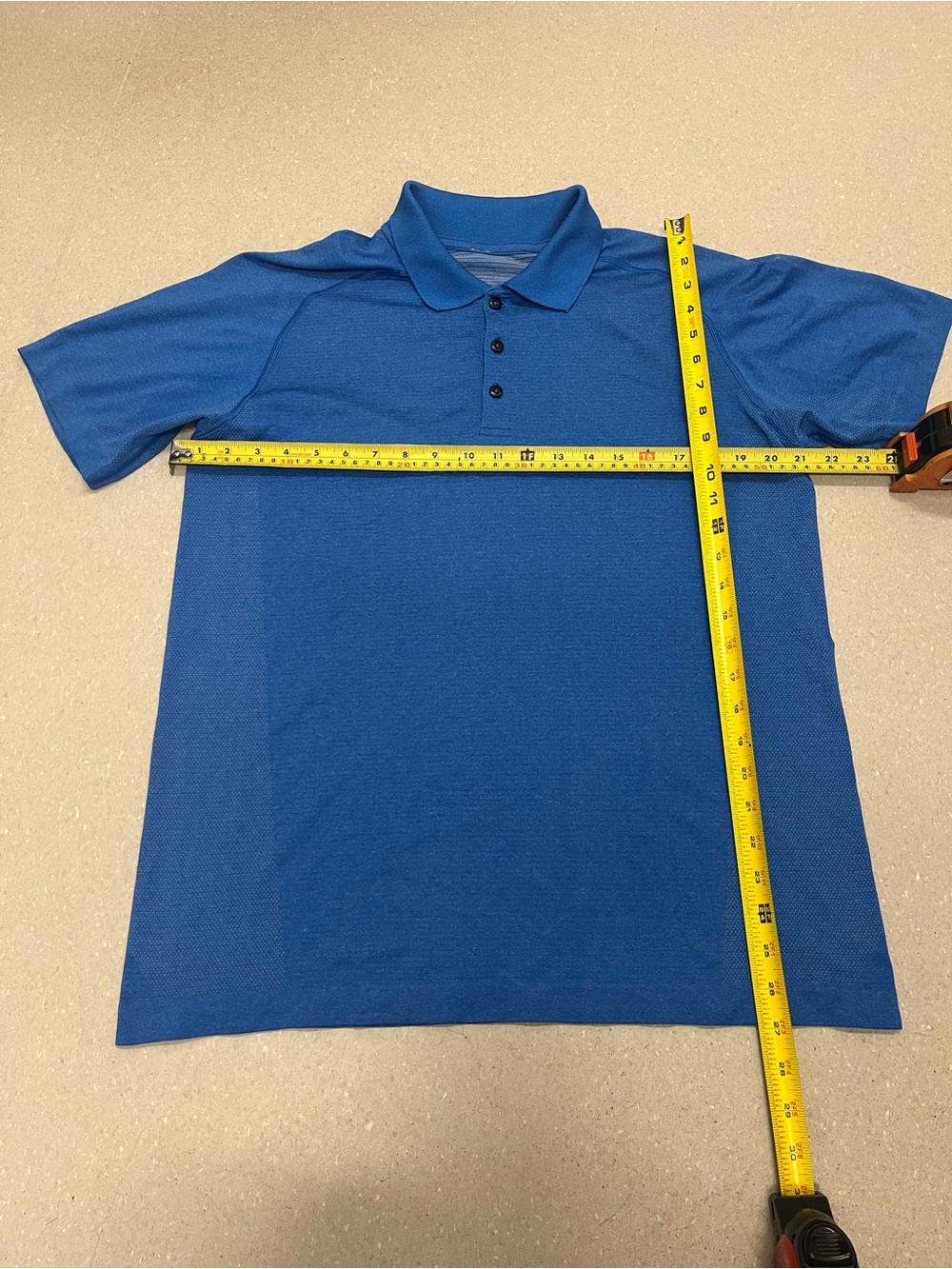 Lululemon Metal Vent Tech Polo| Blue | Men’s Large - Picture 2 of 8